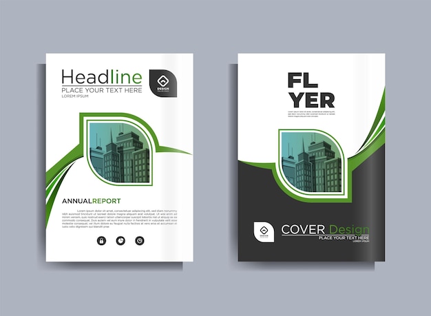 Corporate Business Flyer poster pamflet brochure cover ontwerp lay-out achtergrond één kleuren schema vector sjabloon in A4-formaat