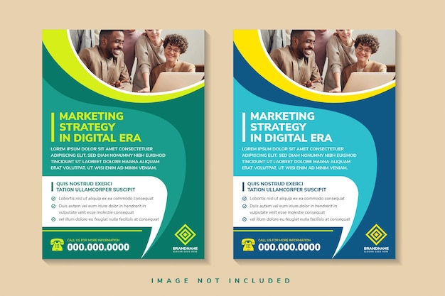 Corporate Business Flyer poster pamphlet brochure cover design layout background, two colors scheme