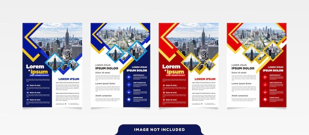 Corporate business flyer template A4