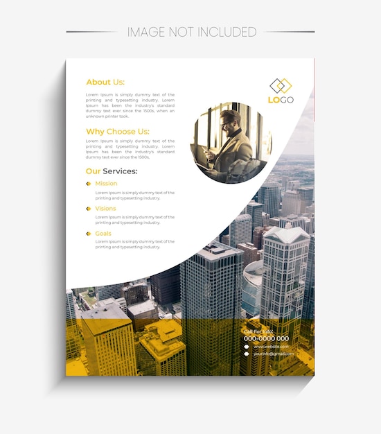 Corporate business flyer template design marketing, business proposal, promotion, advertise,