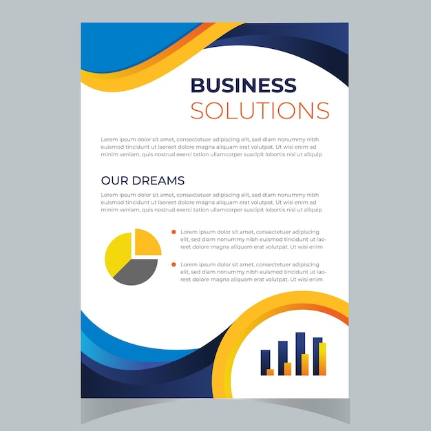 Vector corporate business flyer template design set brochure design cover modern layout annual report p