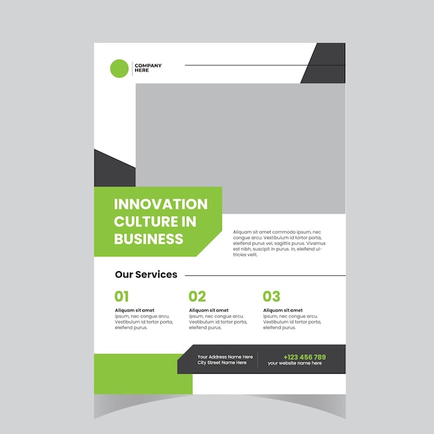 Corporate business flyer template design set Brochure design cover moderne lay-out jaarverslag