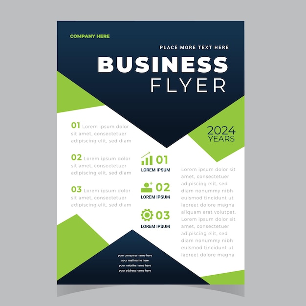 Corporate business flyer template design set with blue orange red and yellow color marketing