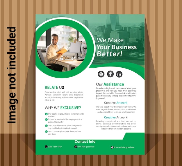 Corporate Business Flyer Template en Medische Flyer