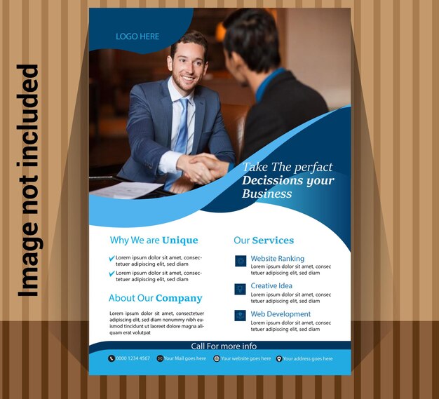 Corporate Business Flyer Template and Medical Flyer