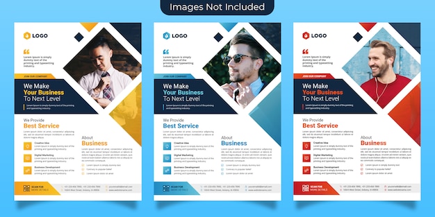 Corporate business flyer template