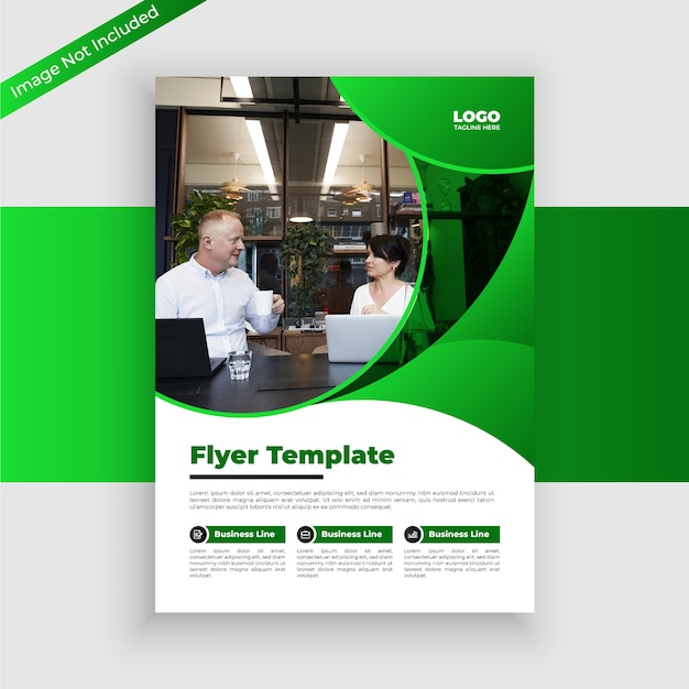 Corporate business flyer template