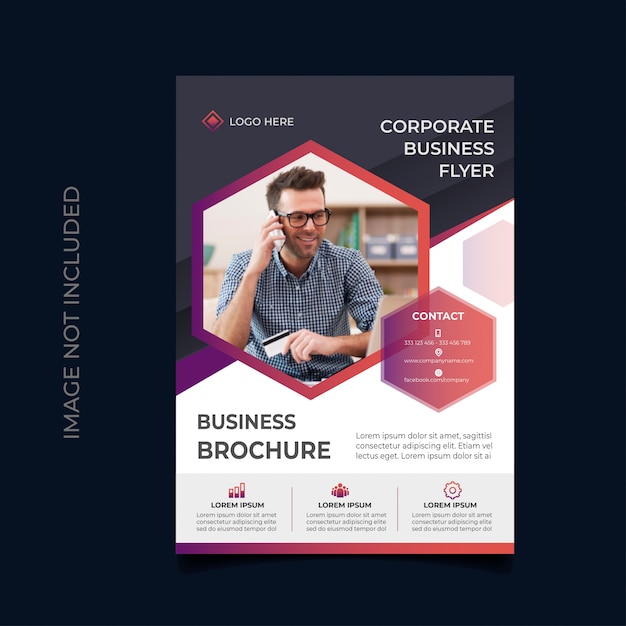 Corporate business flyer template