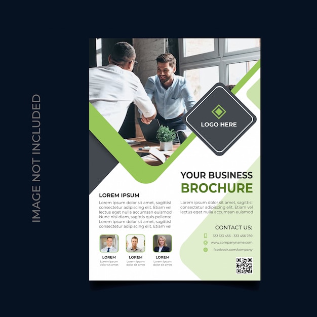 Vector corporate business flyer template