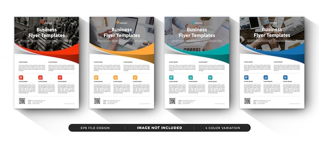 Vector corporate business flyer template