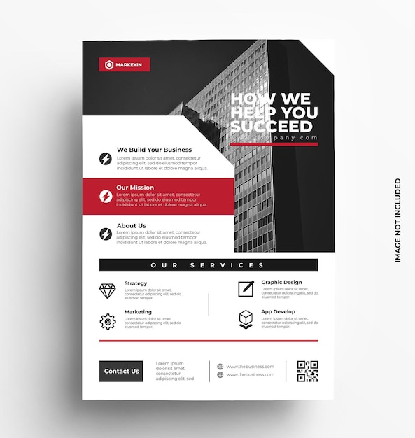 Vector corporate business flyer template