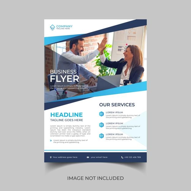 corporate business flyer template