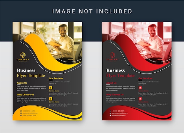 Corporate business flyer template