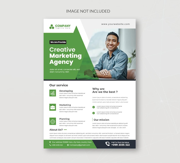 corporate business flyer Template