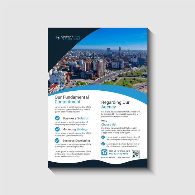 Vector corporate business flyer