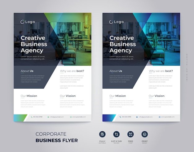 corporate business flyer