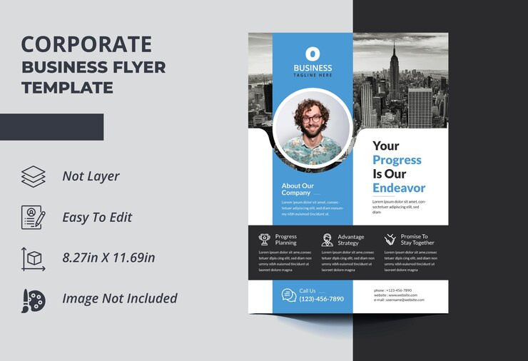corporate business flyer