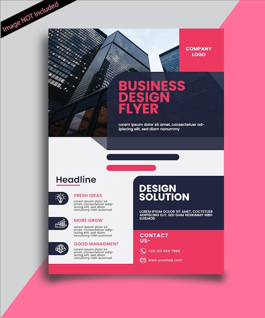 Vector corporate business flyer