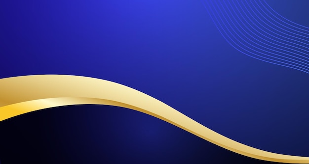 corporate business industry blue smooth flowing wave gradient background for banner and presentation