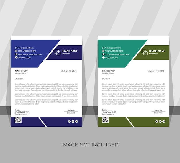 Vector corporate business invoice template design