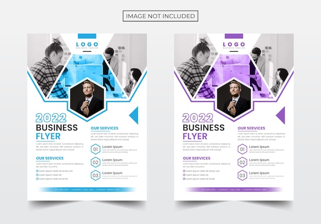 Corporate Business Marketing Flyer Brochure Vector Template Design for Company