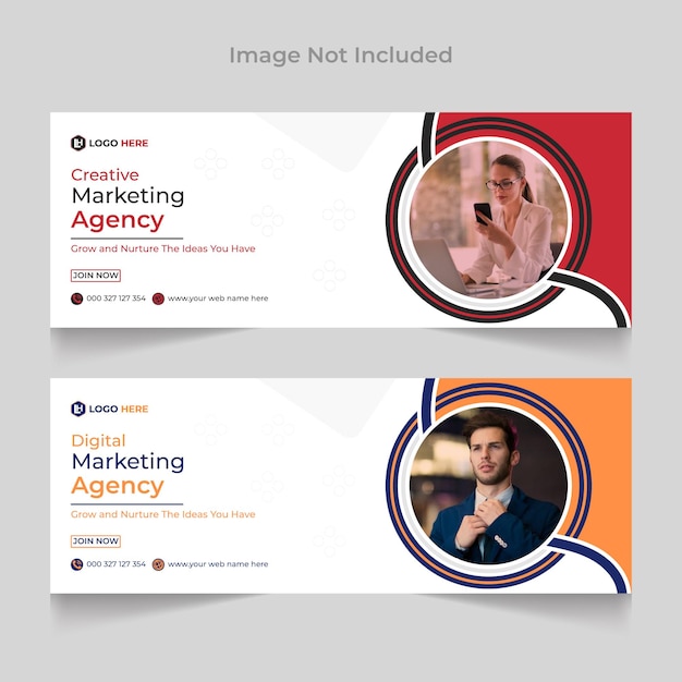 corporate business marketing idea facebook cover banner post design