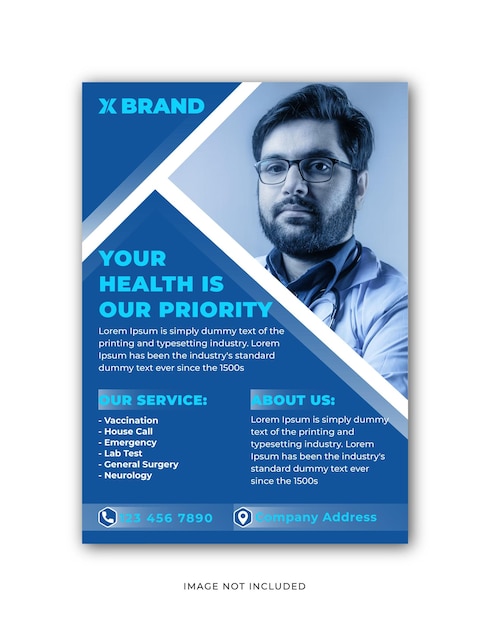 corporate business medical marketing flyer