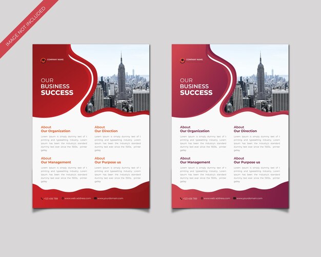 Vector corporate business multipurpose flyer design template