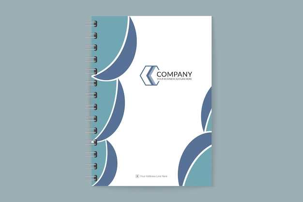 Corporate business official abstract bedrijf notebook omslag sjabloon