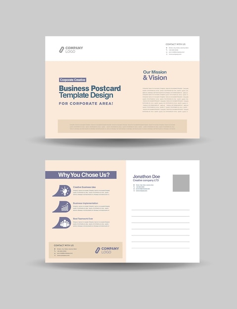 Corporate Business Postcard