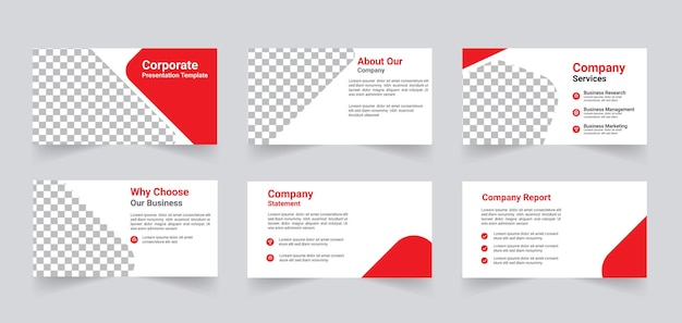 Corporate business presentation template