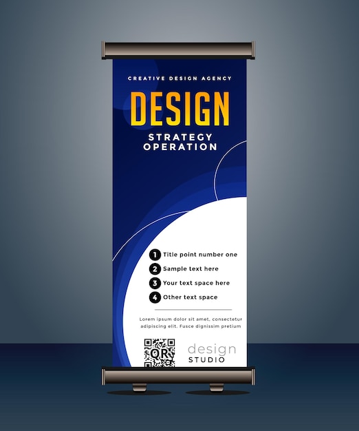 corporate business roll up banner standee pull up banner x banner template