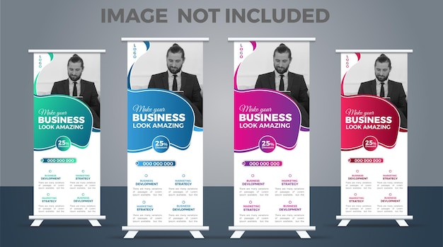 Corporate Business Rollup banner Design template