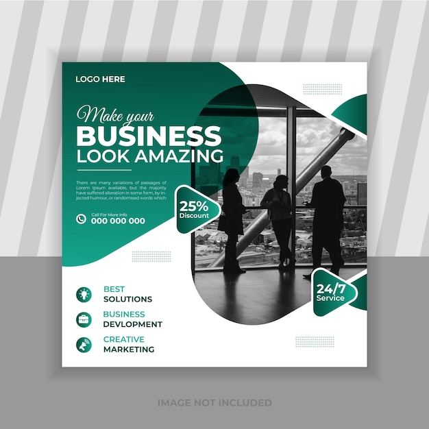 Corporate Business Social Media Post Design