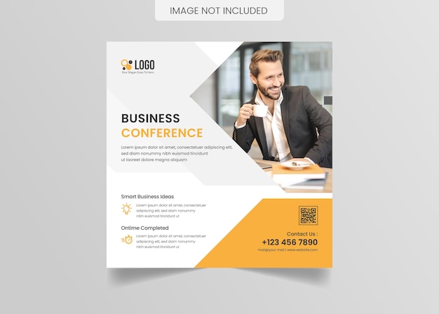 Vector corporate business social media post template