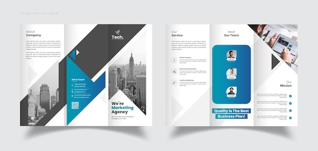 Corporate Business Trifold Brochure Template