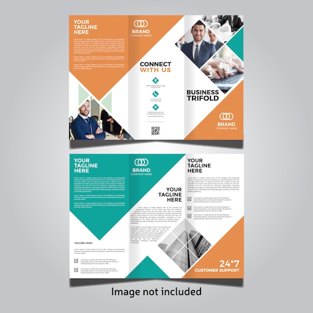 Corporate Business Trifold-sjabloon