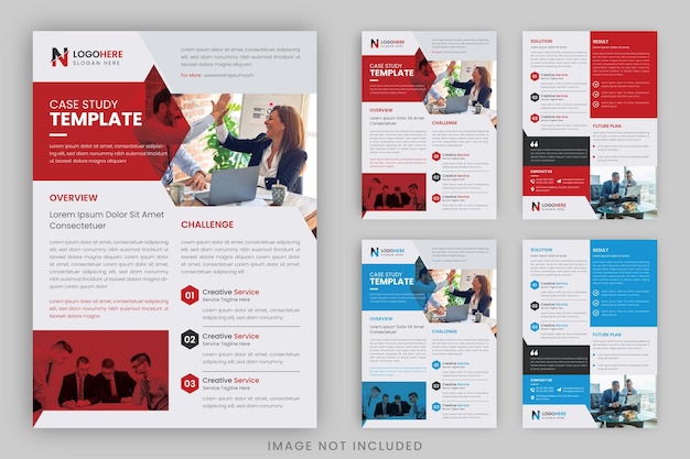 Corporate Case Study Brochure Template Design