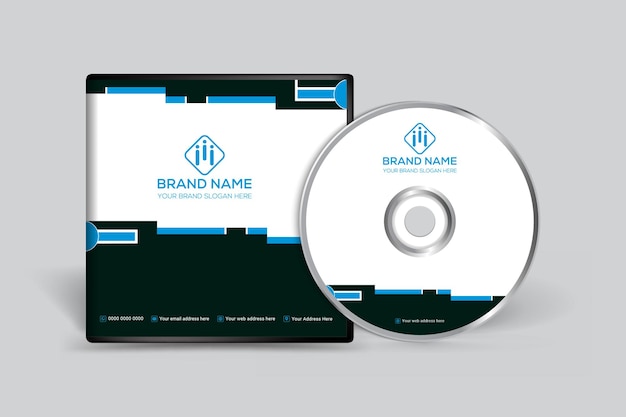 Corporate clean CD cover template