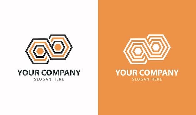 corporate company logo abstract monogram