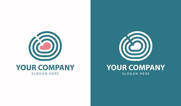 corporate company logo abstract monogram