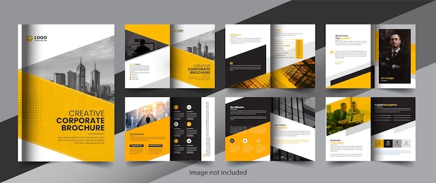 Корпоративный профиль компании брошюра годовой отчет буклет бизнес предложение макет концепция дизайн