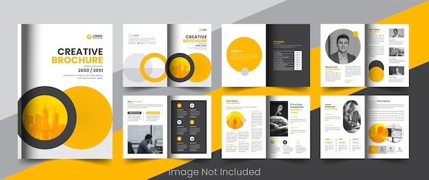 corporate company profile brochure annual report booklet business proposal layout concept design