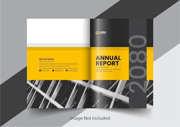 corporate company profile brochure annual report booklet proposal cover page layout concept design