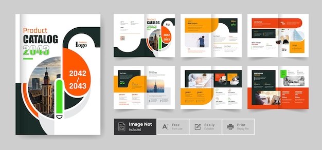 Corporate company profile brochure template design