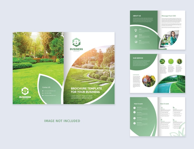 Progettazione del modello di brochure del profilo aziendale aziendale