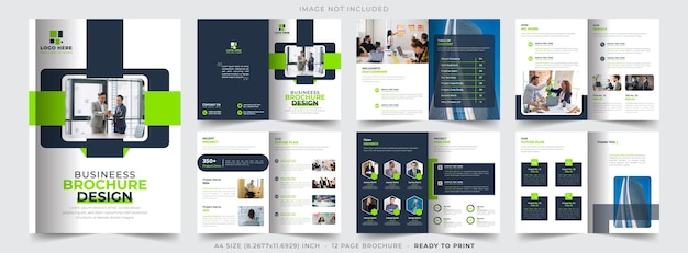 Corporate company profile brochure template design