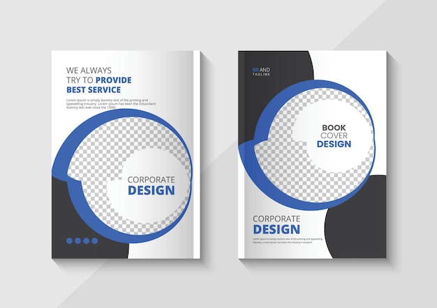 Дизайн шаблона брошюры с профилем компании