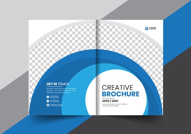 Corporate company profile brochure template design