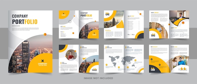 Corporate company profile brochure template